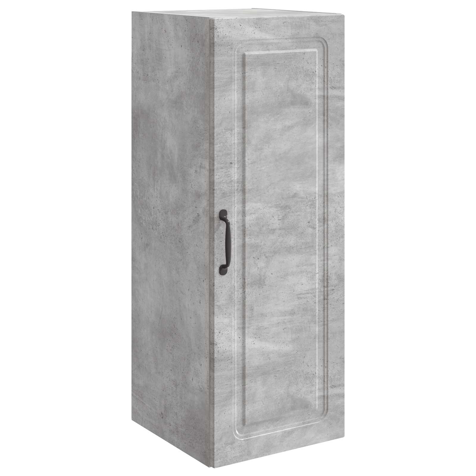 Wandkast Betongrijs 33 x 34,5 x 90 cm Bewerkt hout