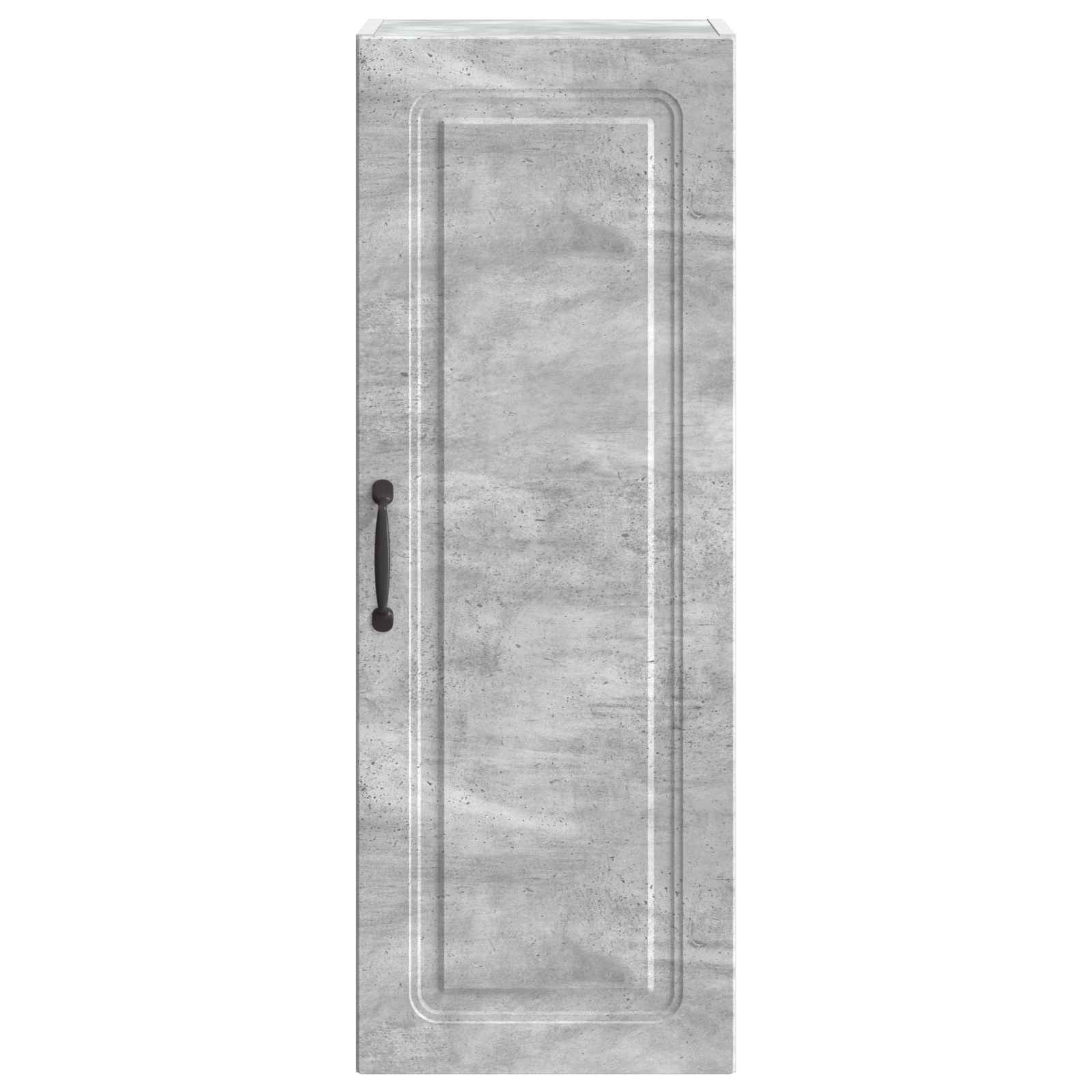 Wandkast Betongrijs 33 x 34,5 x 90 cm Bewerkt hout