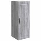 Wandkast 33x34.5x90 cm grijs Sonoma bewerkt hout