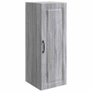 Wandkast 33x34.5x90 cm grijs Sonoma bewerkt hout