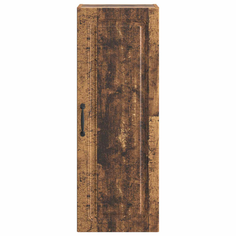 Wandkast Oud hout 33 x 34,5 x 90 cm Bewerkt hout