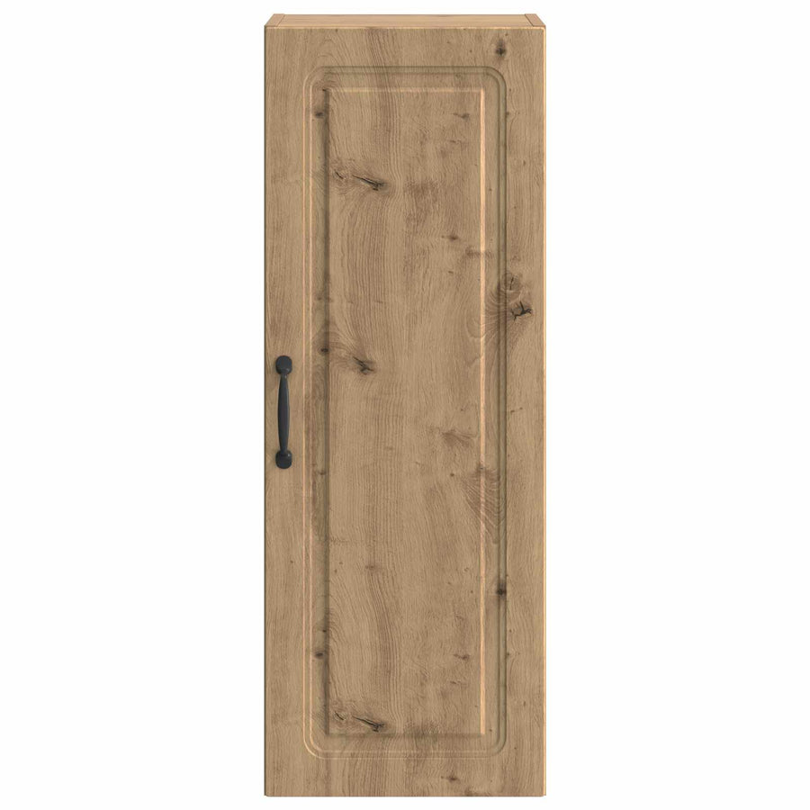 Wandkast Artisanaal eiken 33 x 34,5 x 90 cm Bewerkt hout