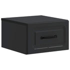 Wall Bracket Wall Bed Black 34.5 x 33 x 20 cm Engineered wood