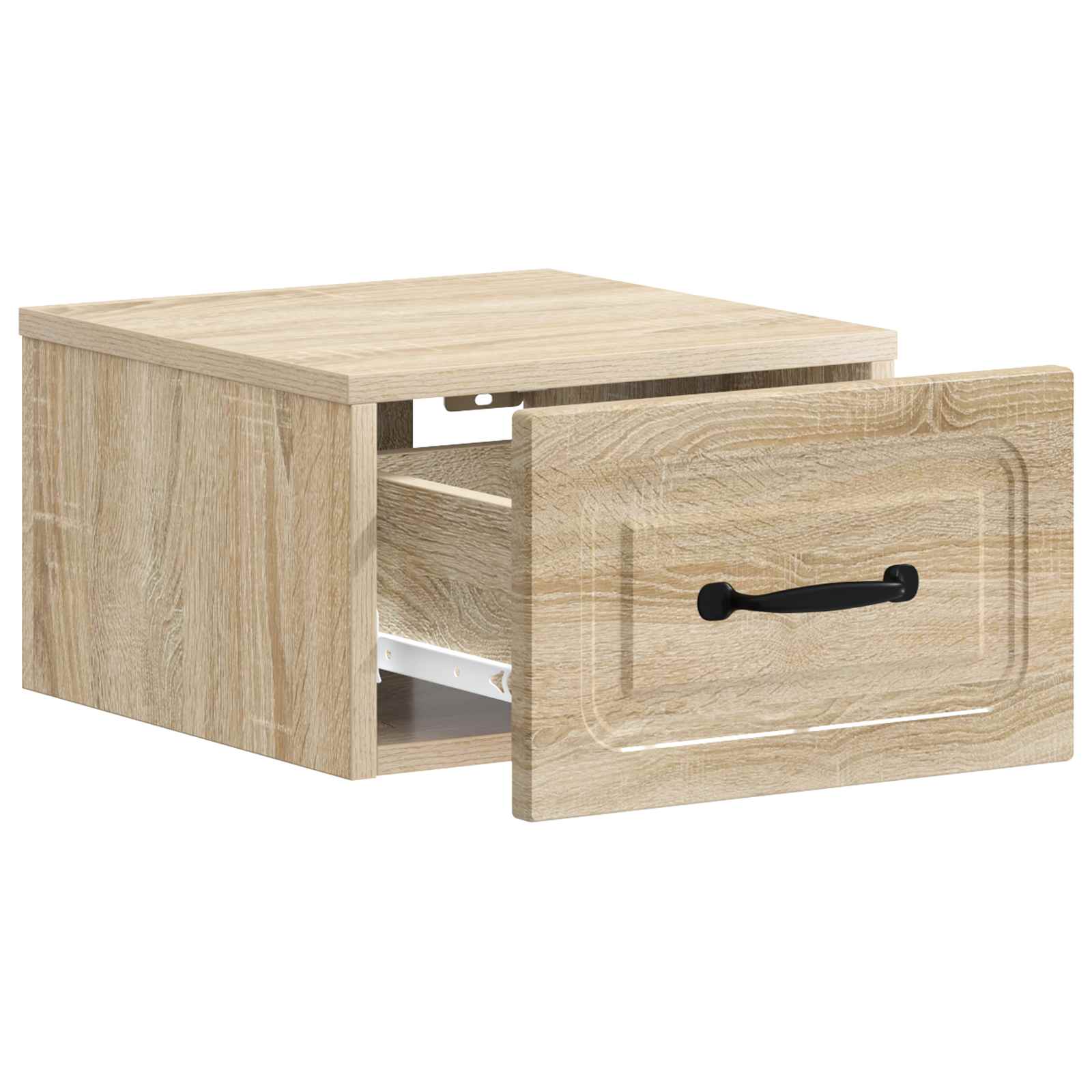 Wandbeugel Bedkast Sonoma Eiken 34,5 x 33 x 20 cm Bewerkt hout