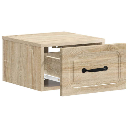 Wandbeugel Bedkast 2 pcs Sonoma Eiken 34,5 x 33 x 20 cm