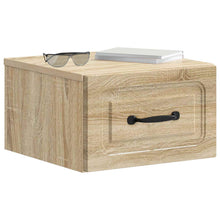 Wandbeugel Bedkast 2 pcs Sonoma Eiken 34,5 x 33 x 20 cm