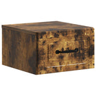 Wall bracket Wall bed Smoked oak 34.5 x 33 x 20 cm Processed wood