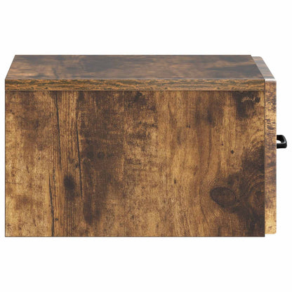 Wandbeugel Bedkast 2 pcs Gerookt eiken 34,5 x 33 x 20 cm