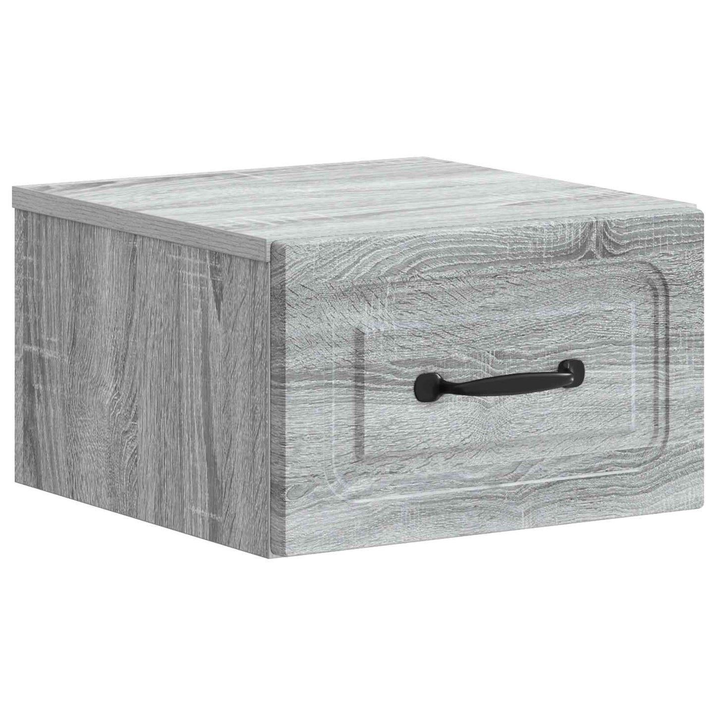 Wandbeugel Bedkast Grijs sonoma 34,5 x 33 x 20 cm Bewerkt hout