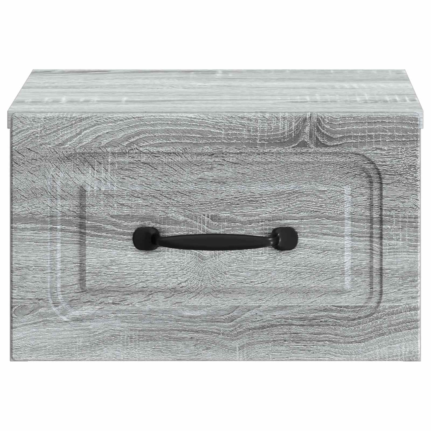 Wandbeugel Bedkast Grijs sonoma 34,5 x 33 x 20 cm Bewerkt hout