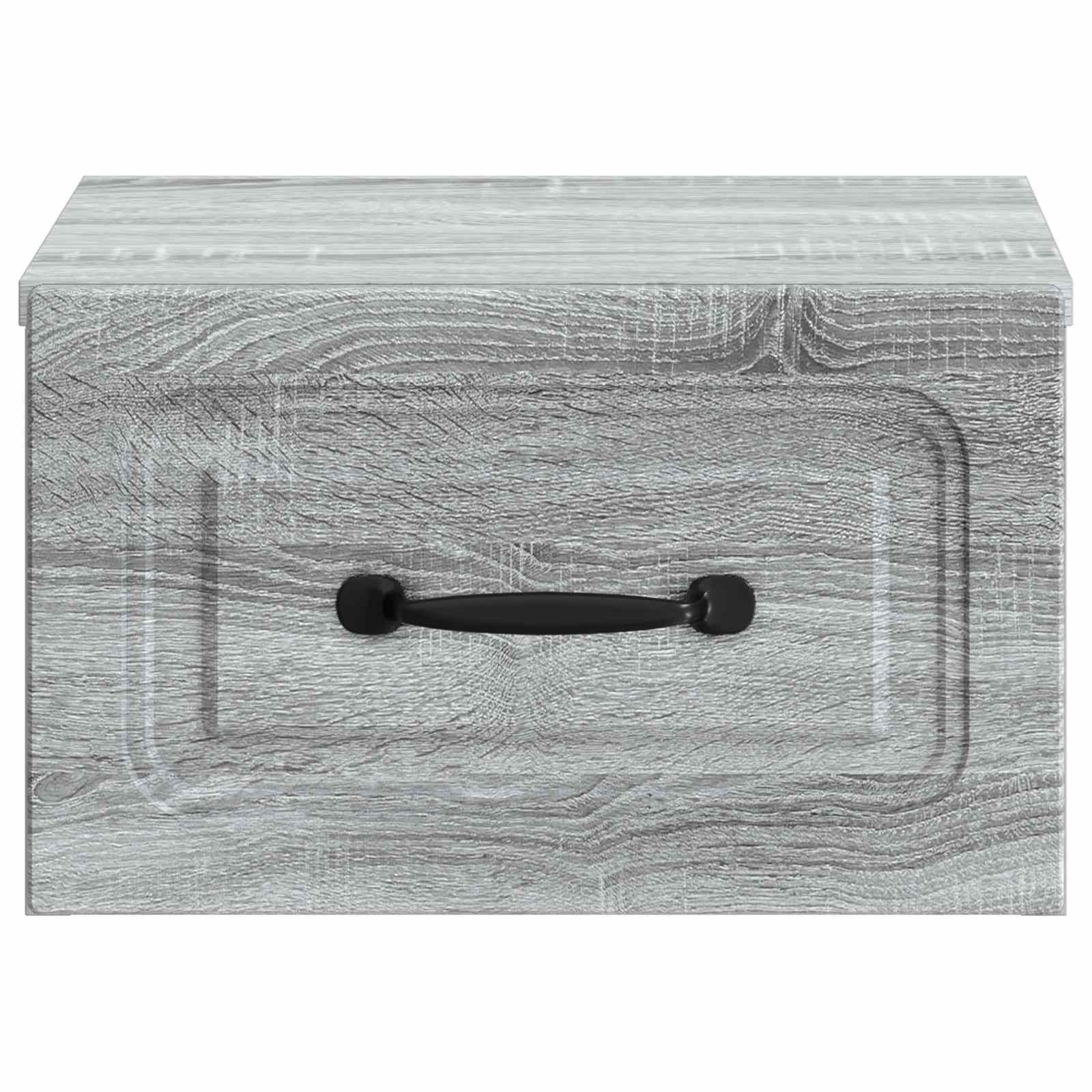 Wandbeugel Bedkast Grijs sonoma 34,5 x 33 x 20 cm Bewerkt hout