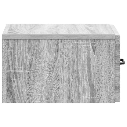Wandbeugel Bedkast Grijs sonoma 34,5 x 33 x 20 cm Bewerkt hout