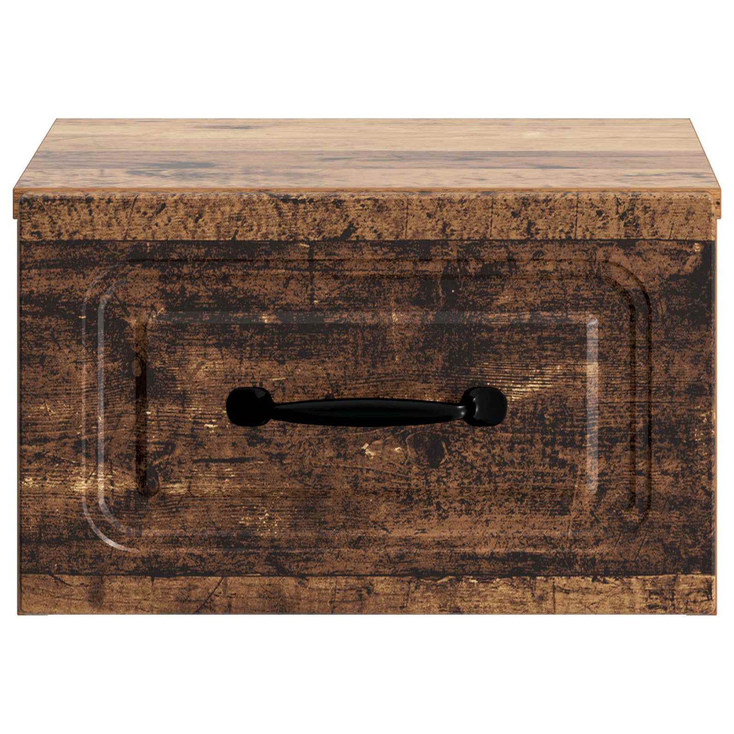 Wandbeugel Bedkast Oud hout 34,5 x 33 x 20 cm Bewerkt hout