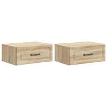 Wandbeugel Bedkast 2 pcs Sonoma Eiken 49 x 34,5 x 20 cm