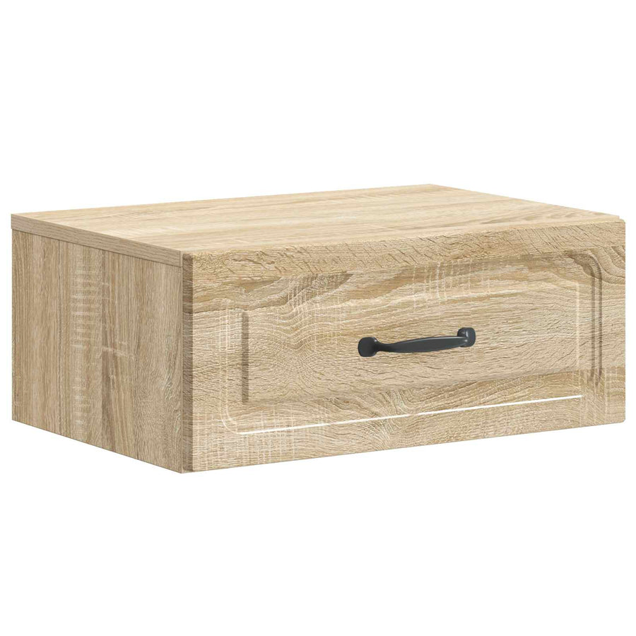 Wandbeugel Bedkast 2 pcs Sonoma Eiken 49 x 34,5 x 20 cm