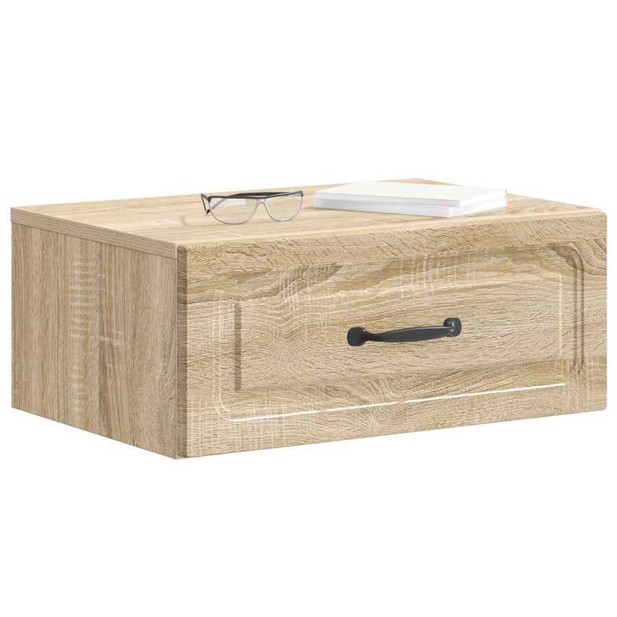 Wandbeugel Bedkast 2 pcs Sonoma Eiken 49 x 34,5 x 20 cm