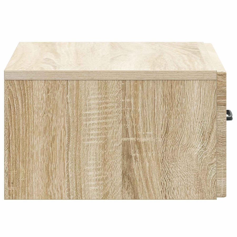 Wandbeugel Bedkast 2 pcs Sonoma Eiken 49 x 34,5 x 20 cm