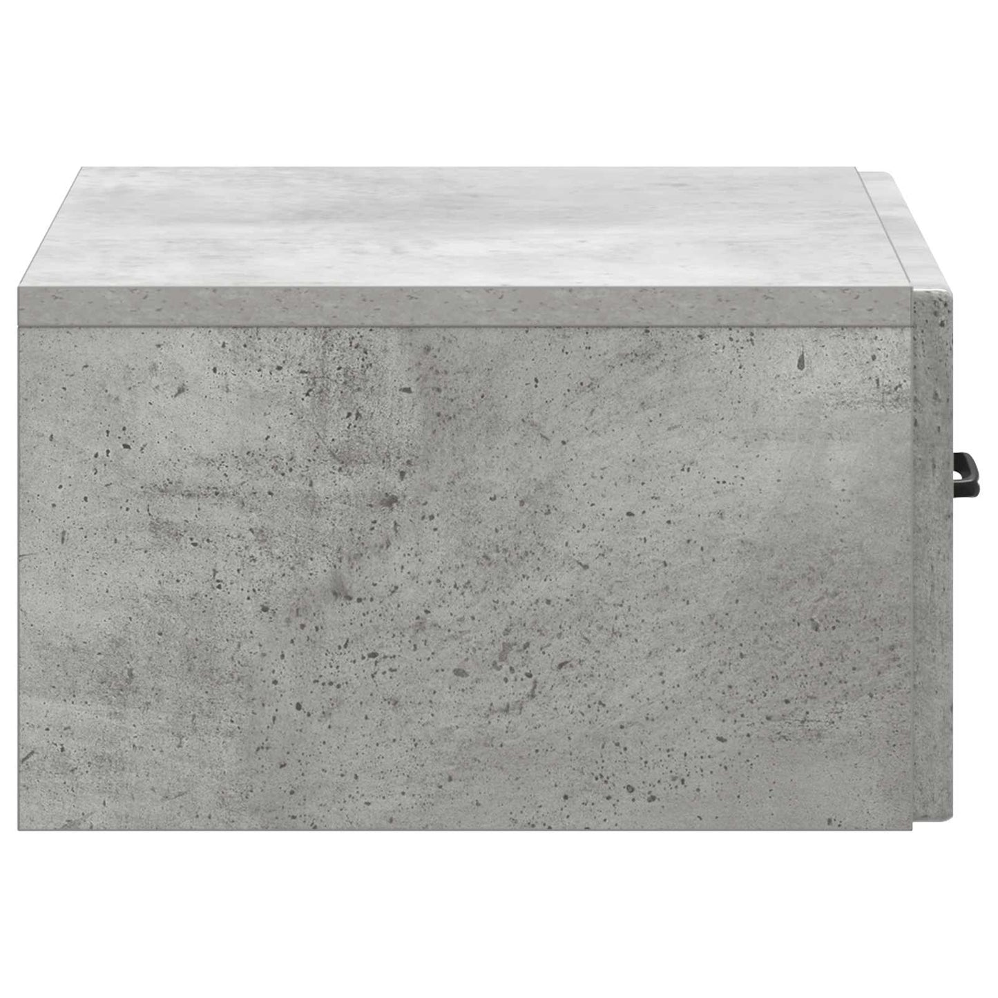 Wandbeugel Bedkast Betongrijs 49 x 34,5 x 20 cm Bewerkt hout