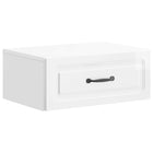 Wall Bracket for Wall Bed High Gloss White 49 x 34.5 x 20 cm Engineered Wood