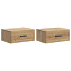 Wall Bracket Murphy Bed 2 pcs Artisanal Oak 49 x 34.5 x 20 cm