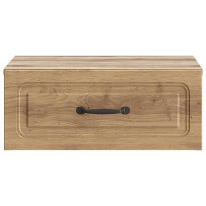 Wandbeugel Bedkast 2 pcs Artisanaal eiken 49 x 34,5 x 20 cm