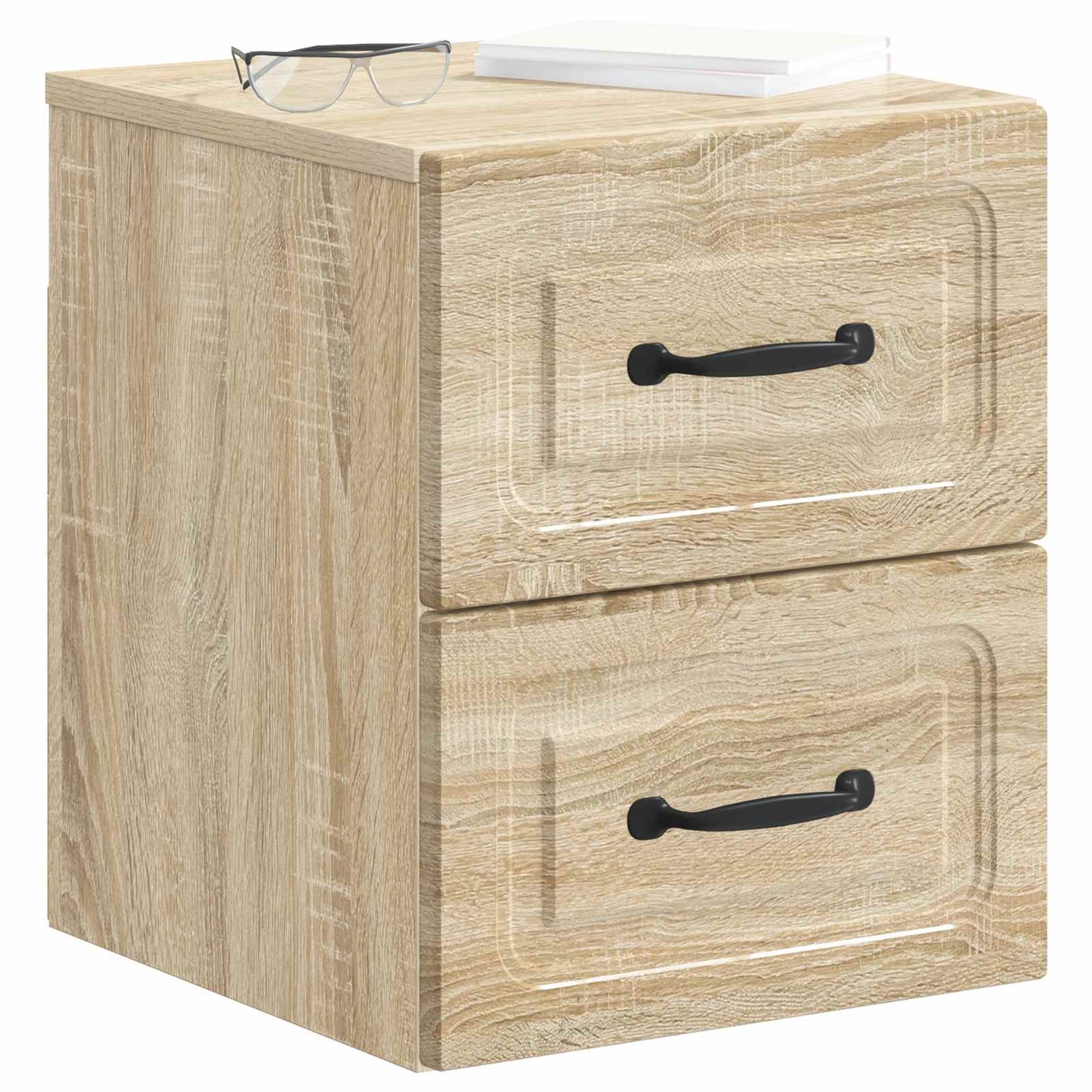 Wandbeugel Bedkast 2 pcs Sonoma Eiken 34,5 x 33 x 40 cm