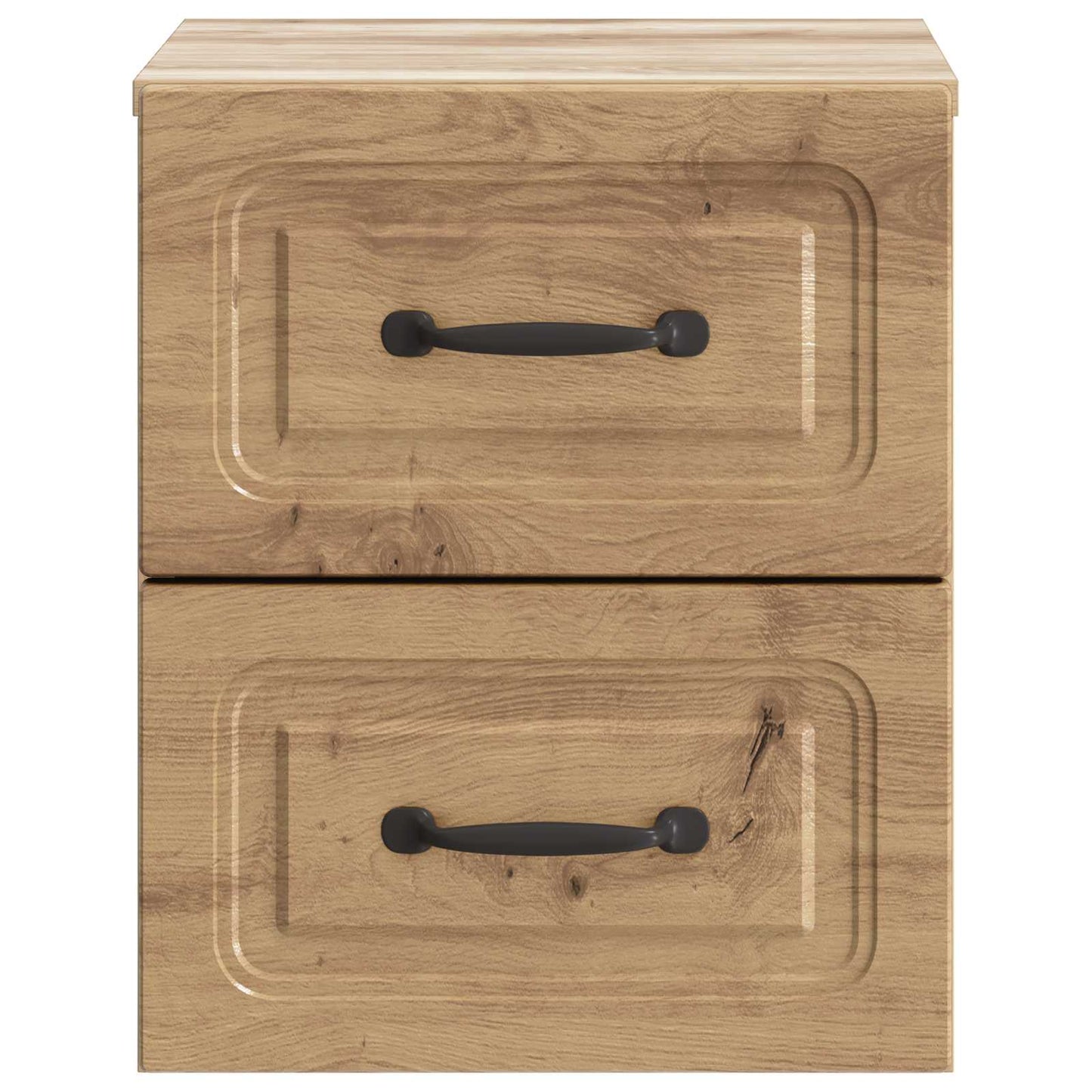 Wandbeugel Bedkast 2 pcs Artisanaal eiken 34,5 x 33 x 40 cm