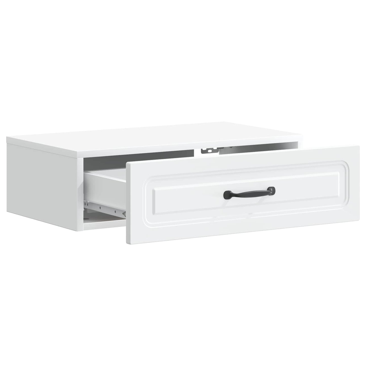 Wandmontage Zijtafel Wit 59 x 34,5 x 17 cm Bewerkt hout