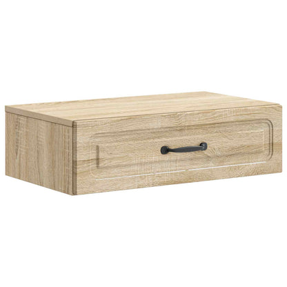 Wandmontage Zijtafel Sonoma Eiken 59 x 34,5 x 17 cm
