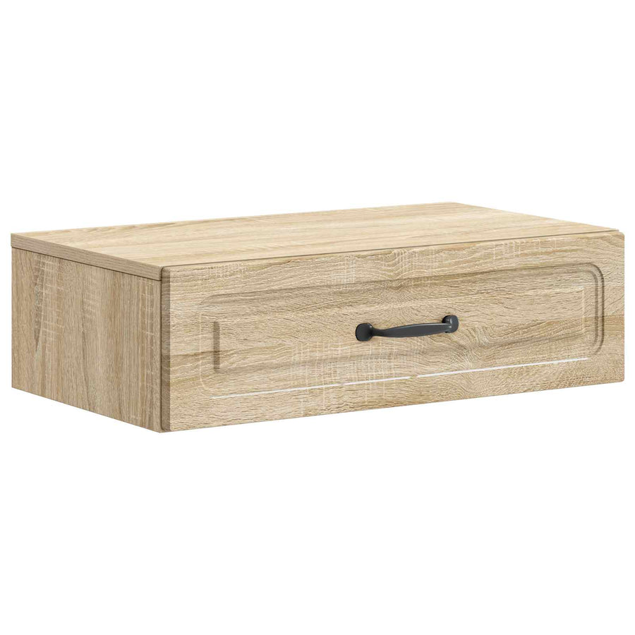 Wandmontage Zijtafel Sonoma Eiken 59 x 34,5 x 17 cm