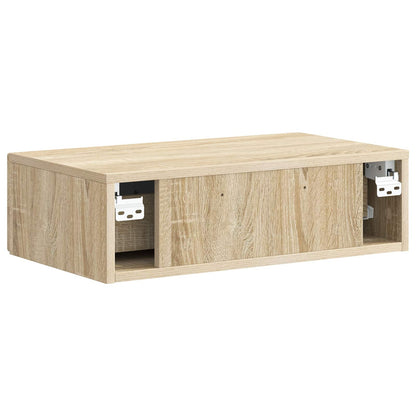 Wandmontage Zijtafel Sonoma Eiken 59 x 34,5 x 17 cm