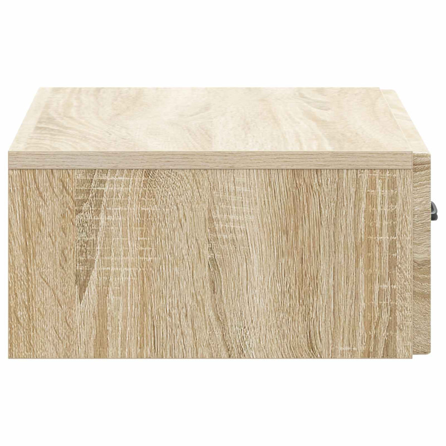 Wandmontage Zijtafel Sonoma Eiken 59 x 34,5 x 17 cm