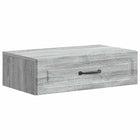 Wandmontage kast grijs sonoma 59x34,5x17 cm