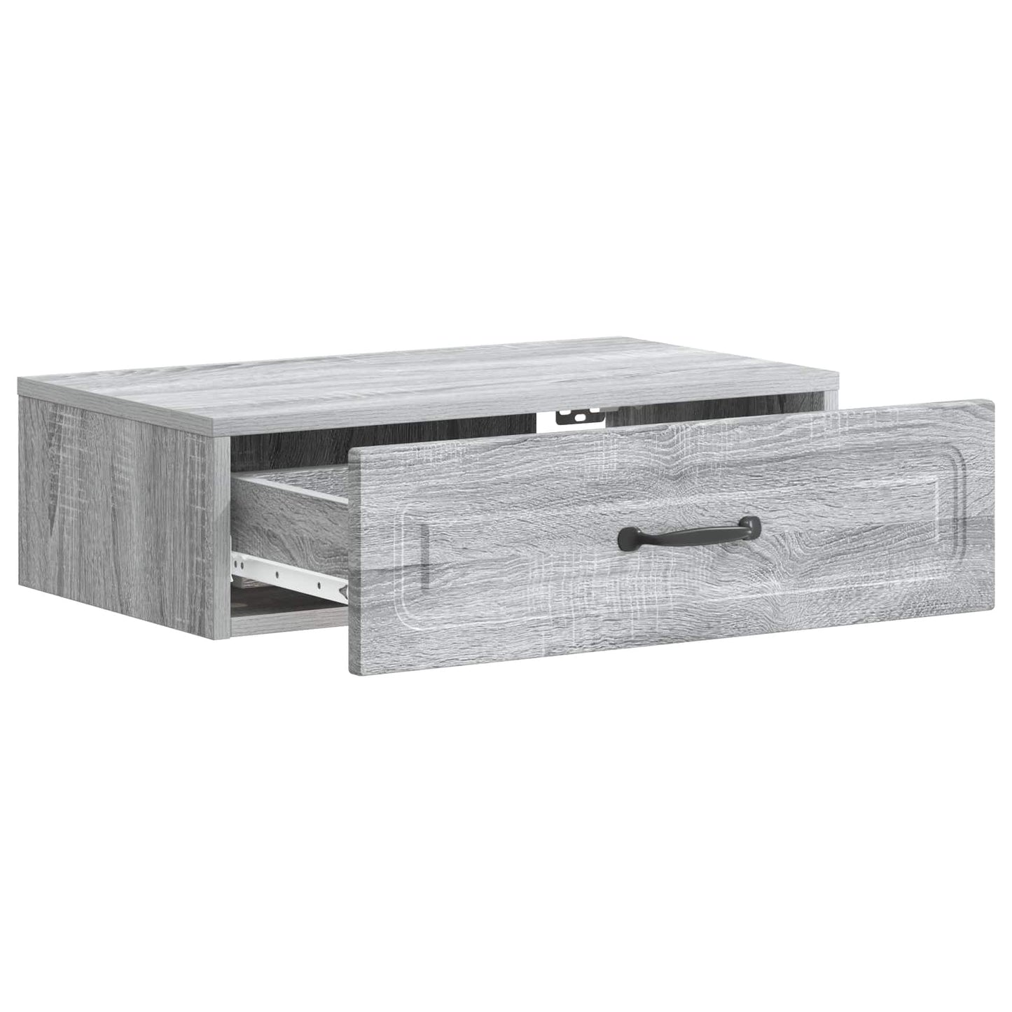 Wandmontage Zijtafel Grijs sonoma 59 x 34,5 x 17 cm