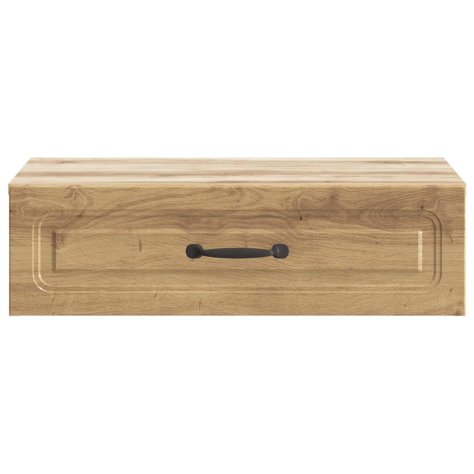 Wandmontage Zijtafel Artisanaal eiken 59 x 34,5 x 17 cm