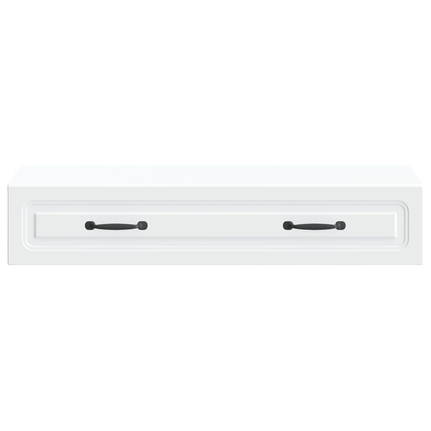 Wandmontage Zijtafel Wit 87,5 x 34,5 x 17 cm Bewerkt hout