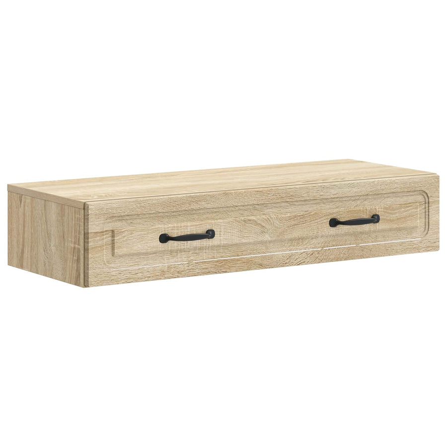 Wandmontage Zijtafel Sonoma Eiken 87,5 x 34,5 x 17 cm