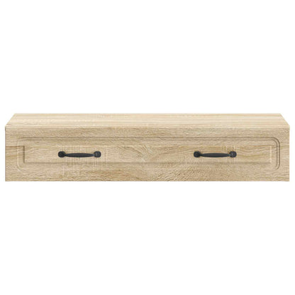 Wandmontage Zijtafel Sonoma Eiken 87,5 x 34,5 x 17 cm