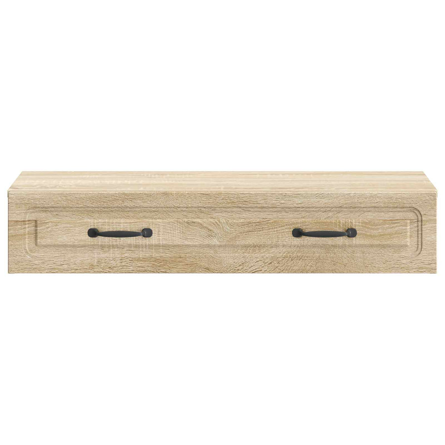 Wandmontage Zijtafel Sonoma Eiken 87,5 x 34,5 x 17 cm