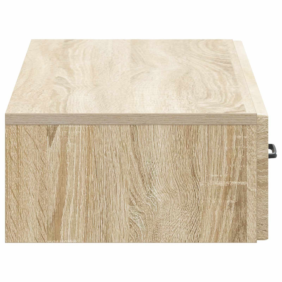 Wandmontage Zijtafel Sonoma Eiken 87,5 x 34,5 x 17 cm