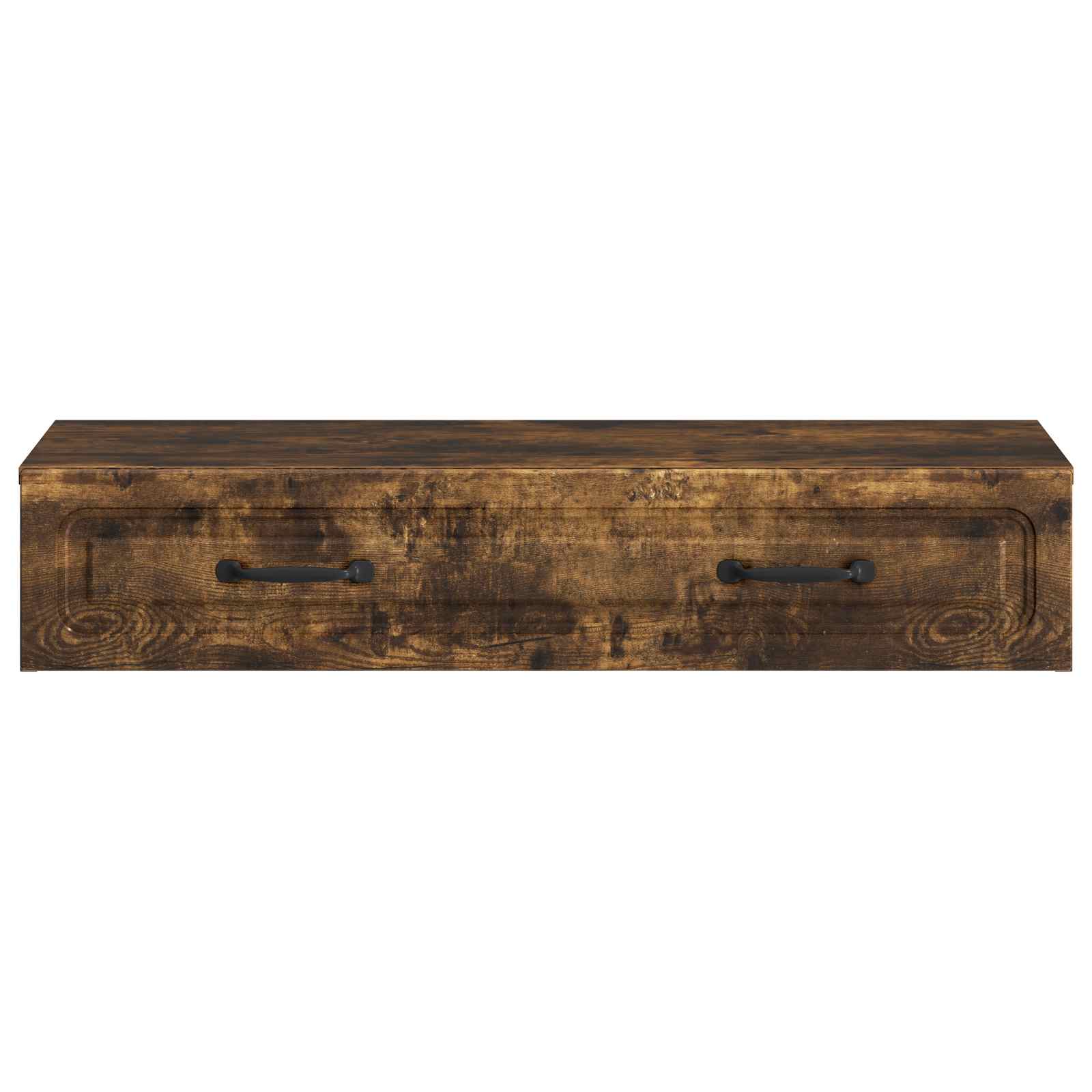 Wandmontage Zijtafel Gerookt eiken 87,5 x 34,5 x 17 cm