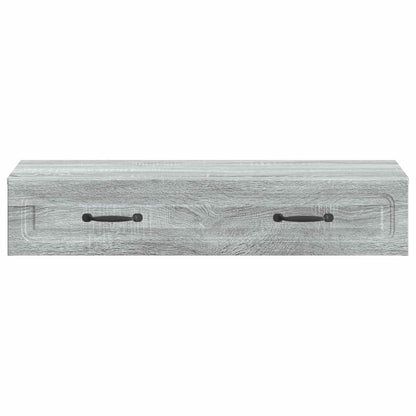 Wandmontage Zijtafel Grijs sonoma 87,5 x 34,5 x 17 cm
