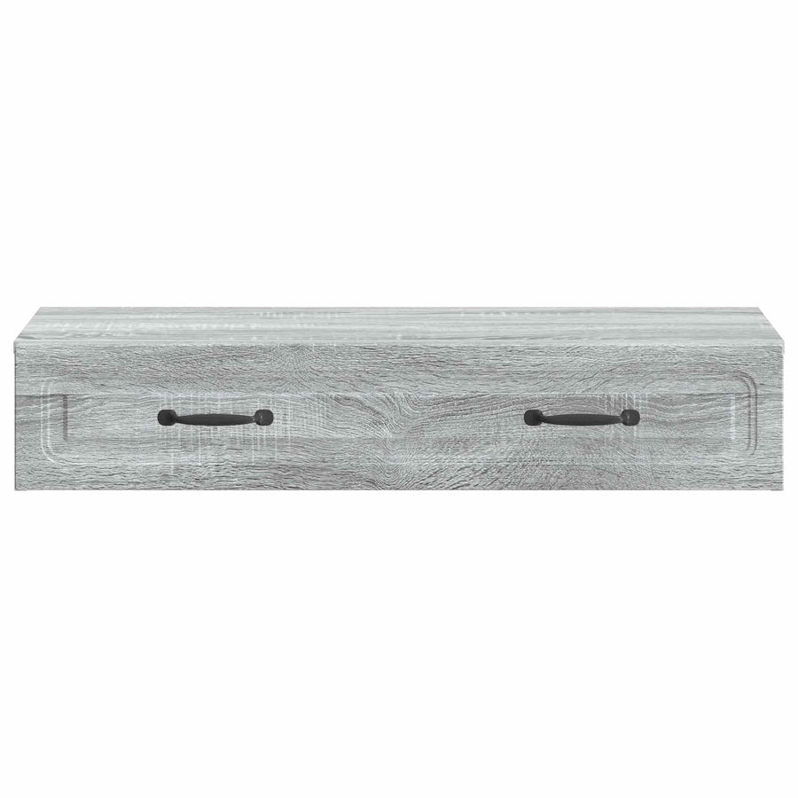 Wandmontage Zijtafel Grijs sonoma 87,5 x 34,5 x 17 cm