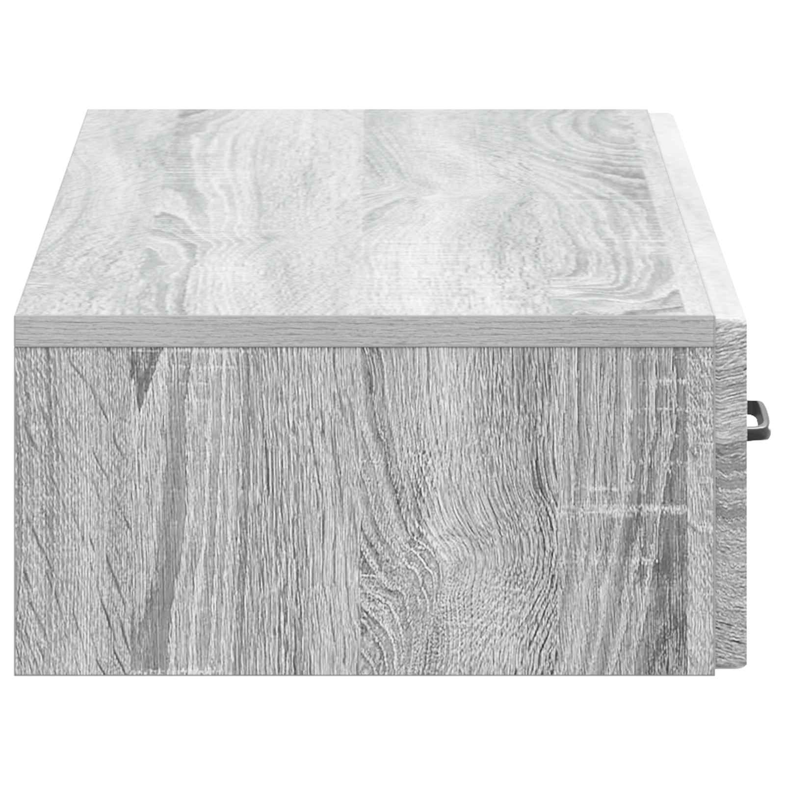 Wandmontage Zijtafel Grijs sonoma 87,5 x 34,5 x 17 cm