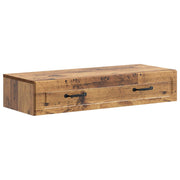 Wandmontage zijtafel 87,5x34,5x17 cm bewerkt hout