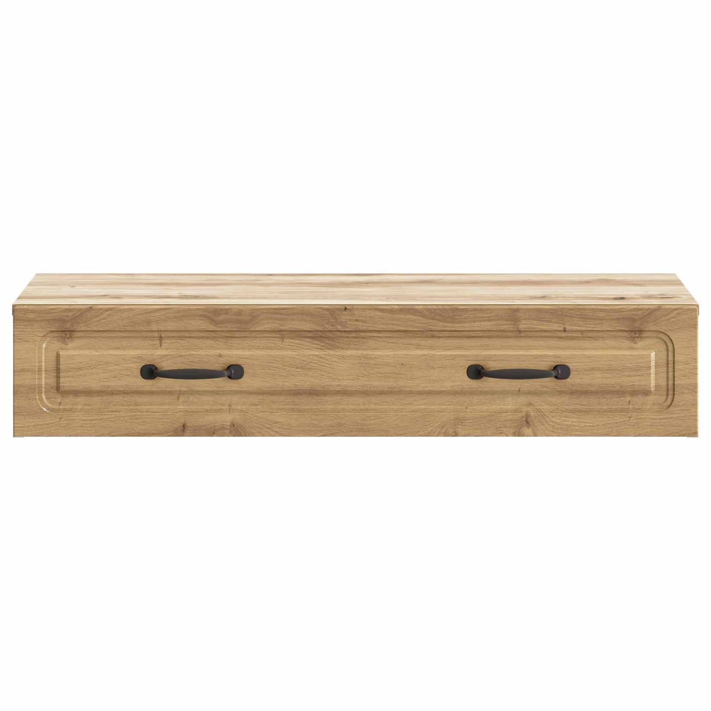Wandmontage Zijtafel Artisanaal eiken 87,5 x 34,5 x 17 cm