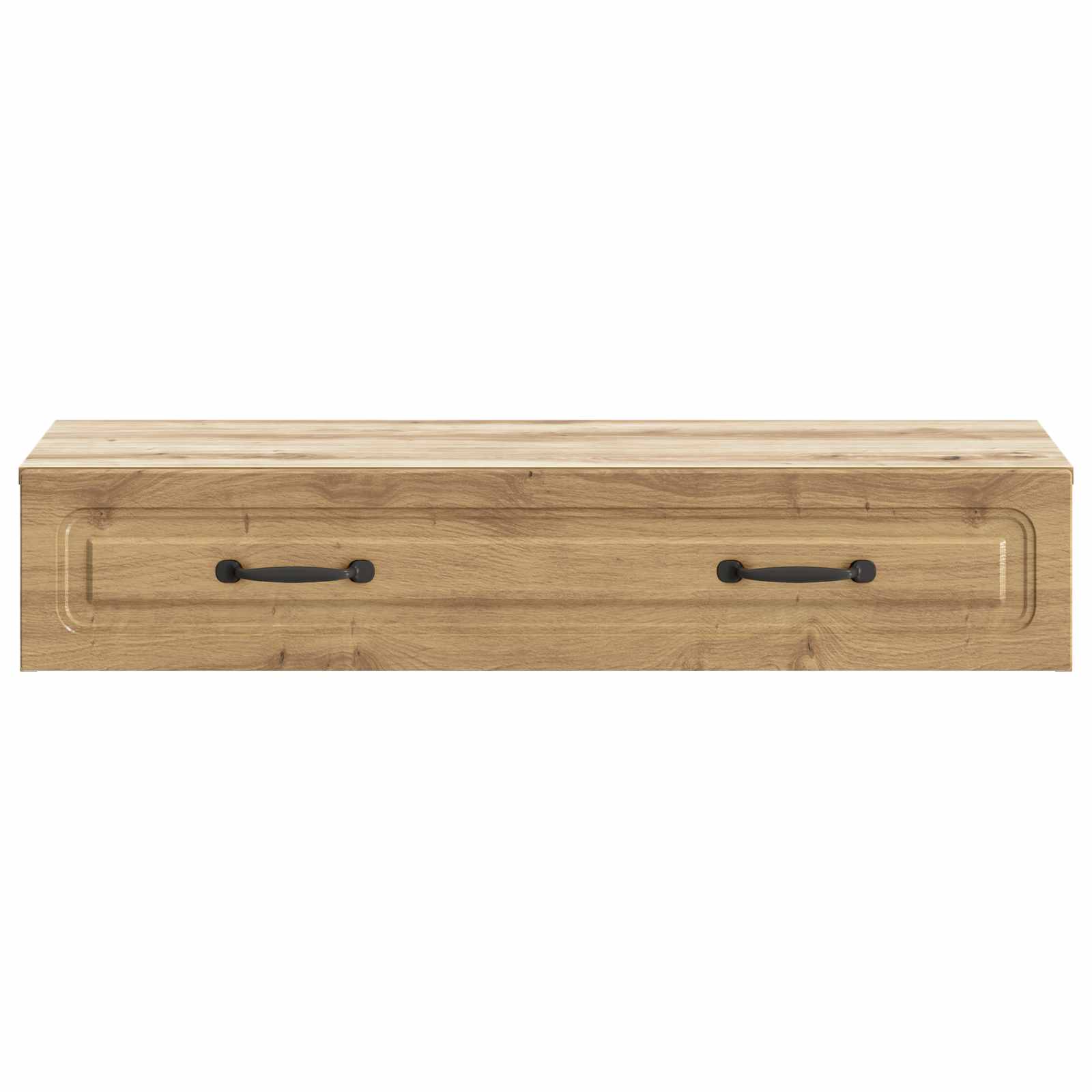 Wandmontage Zijtafel Artisanaal eiken 87,5 x 34,5 x 17 cm