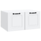 Tv-kast 59,5x41x30 cm bewerkt hout wit
