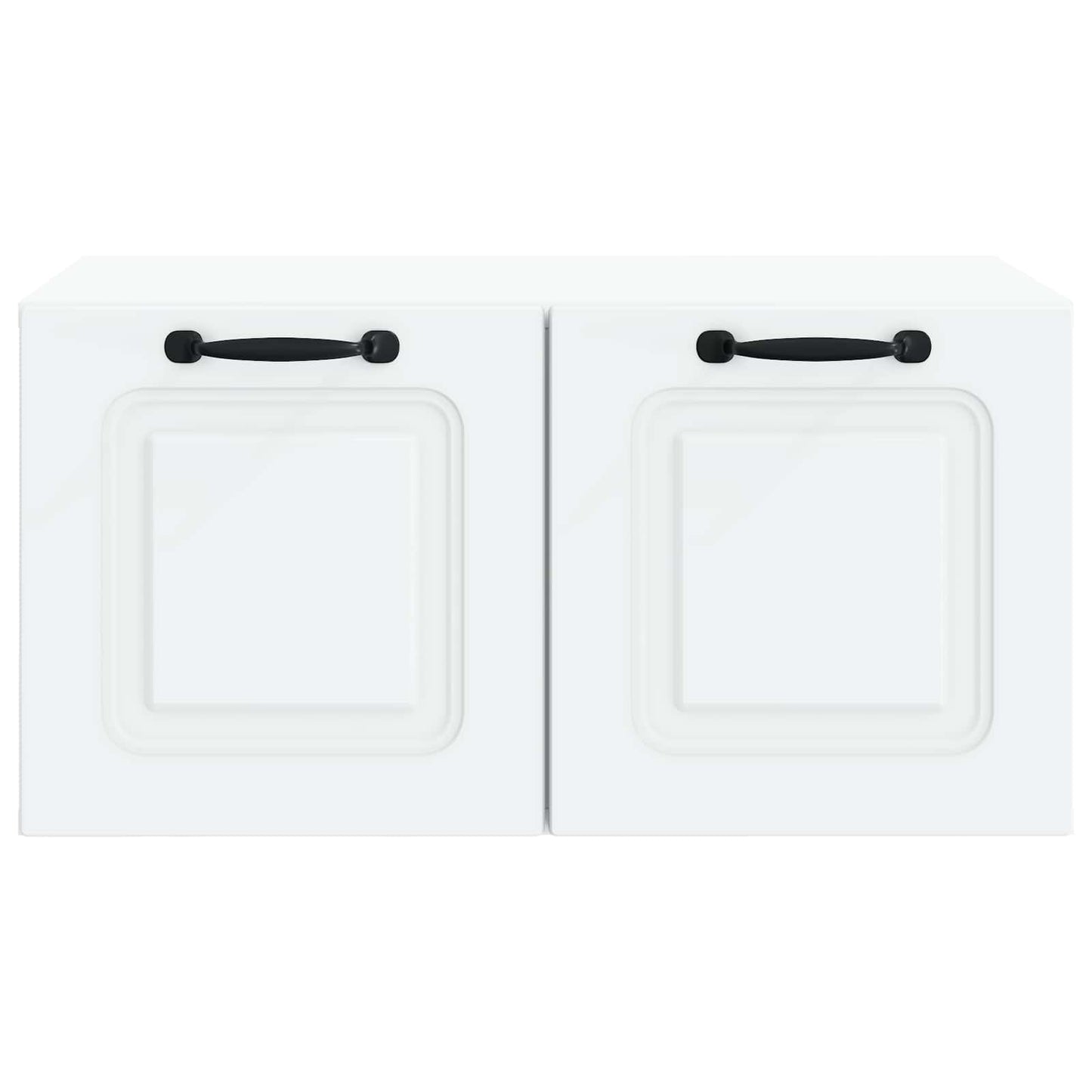 Wandbeugel TV-kast Wit 59,5 x 41 x 30 cm Bewerkt hout