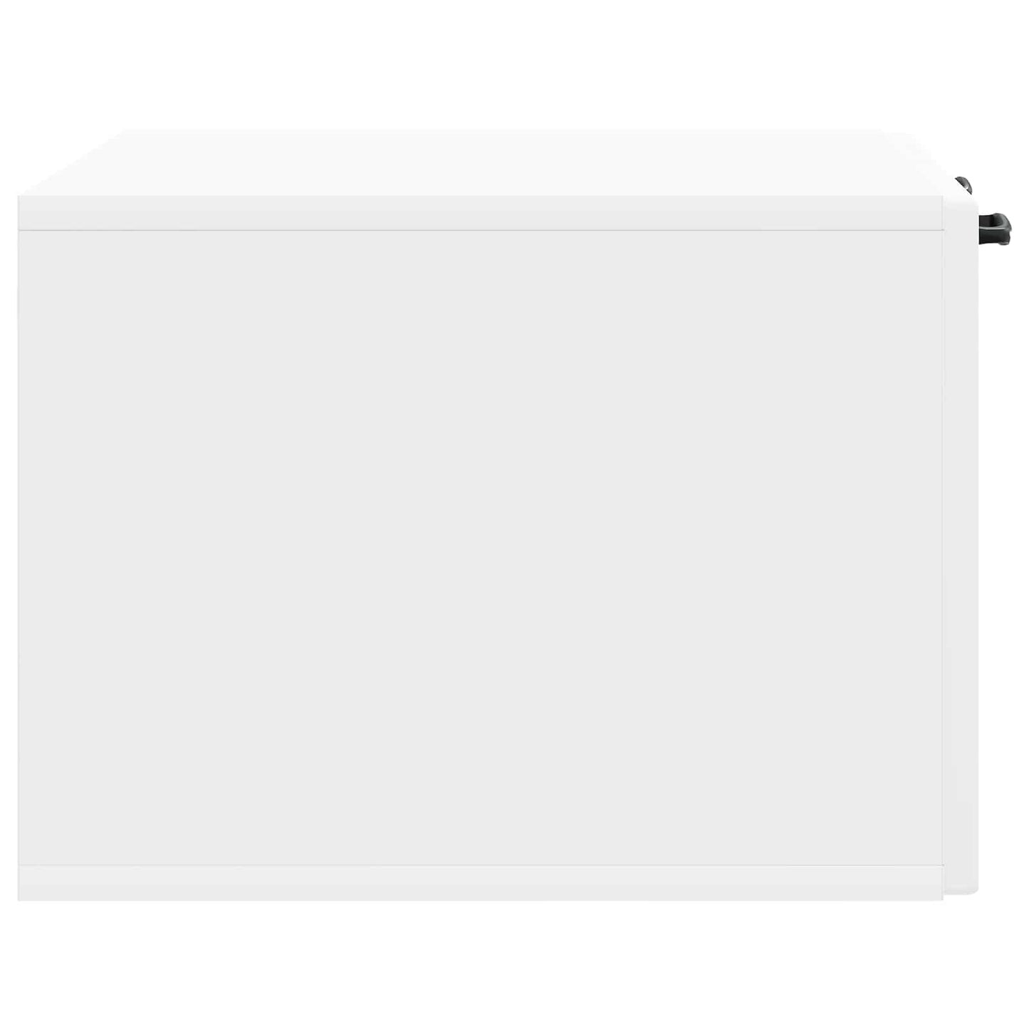 Wandbeugel TV-kast Wit 59,5 x 41 x 30 cm Bewerkt hout